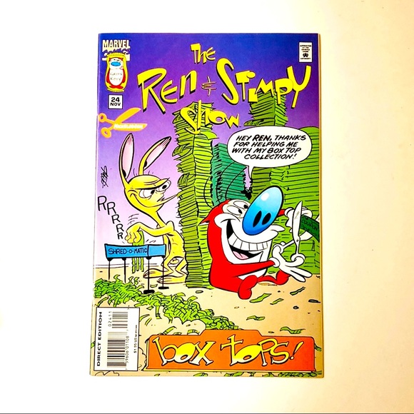 #24 Marvel Comics The Ren and Stimpy Show Issue Nov Good - Picture 1 of 5